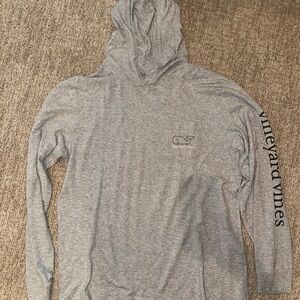 Vineyard Vines Men's Light Gray Hoodie